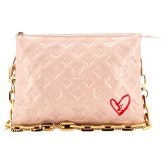 Louis Vuitton Coussin Bag Limited Edition Fall in Love Monogram Embossed