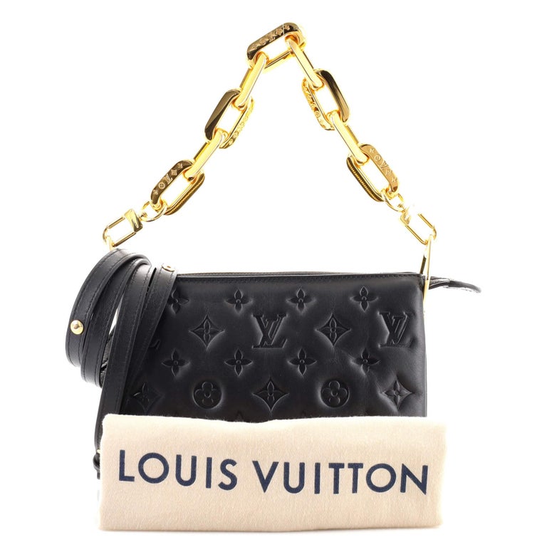 Louis Vuitton Coussin Bag Monogram Embossed Lambskin BB at 1stDibs