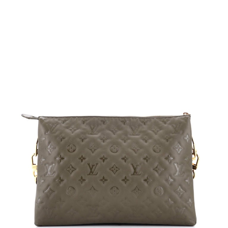 Louis Vuitton Coussin Bag Monogram Embossed Lambskin MM For Sale