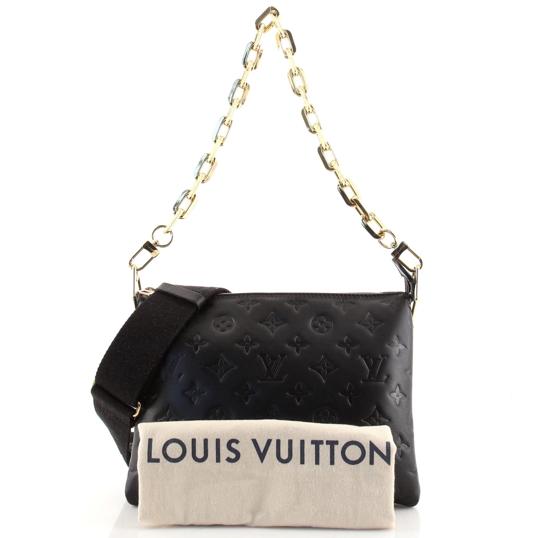 SAVE BIG on Louis Vuitton X Yayoi Kusama White Leather Monogram Coussin PM  Chain Shoulder Bag Louis Vuitton . Shop for the best items at a great price  and get outstanding service