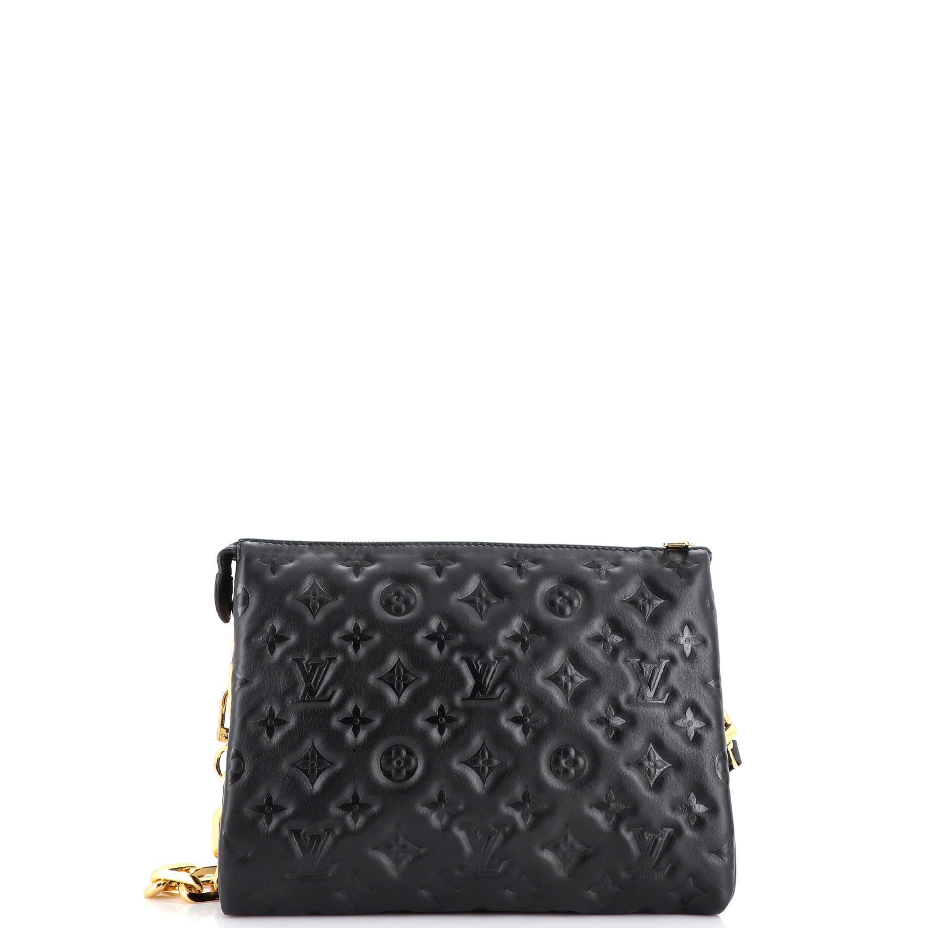 Louis Vuitton Coussin Bag Monogram Embossed Lambskin PM In Good Condition In NY, NY