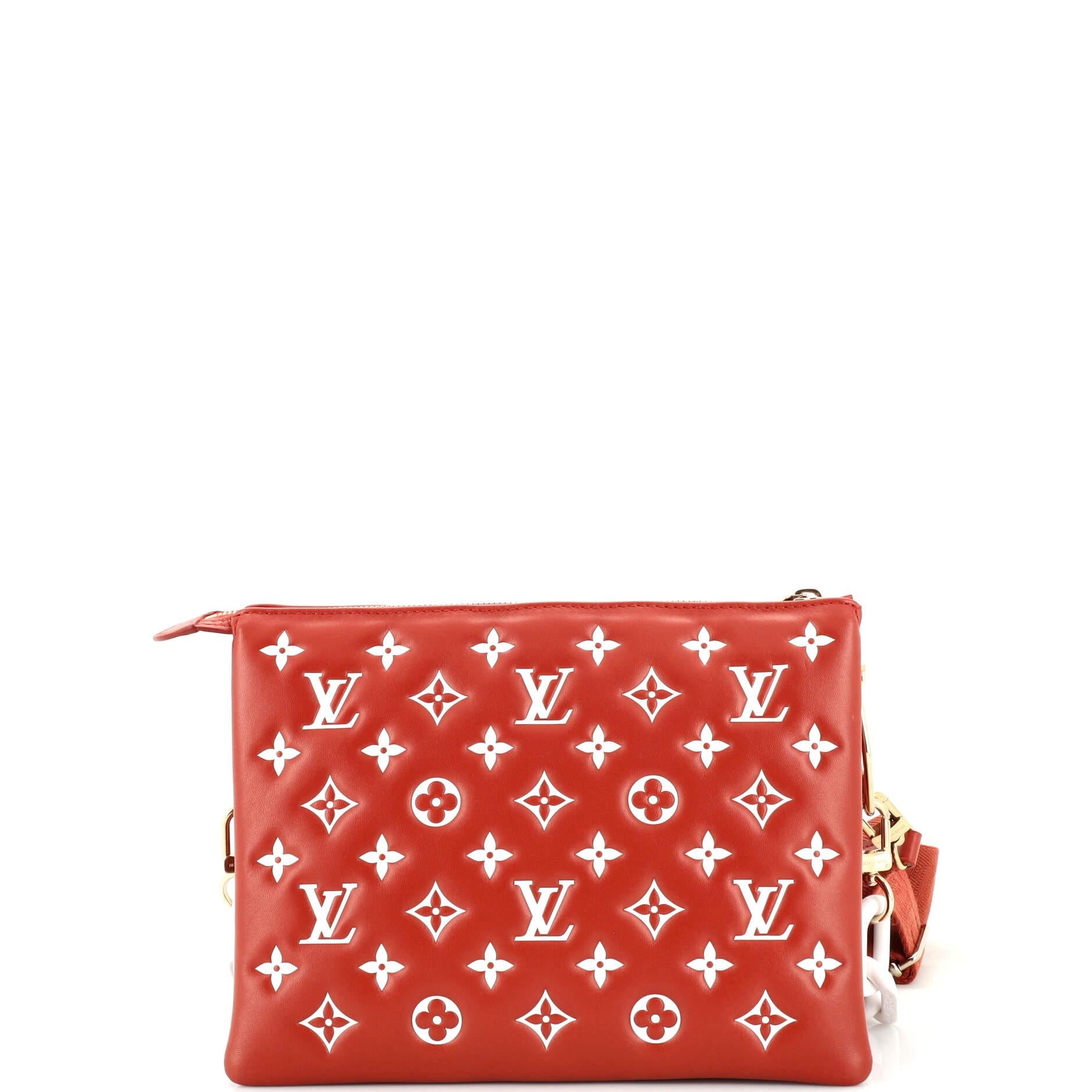 Louis Vuitton Coussin Bag Monogram Embossed Lambskin PM In Good Condition In NY, NY