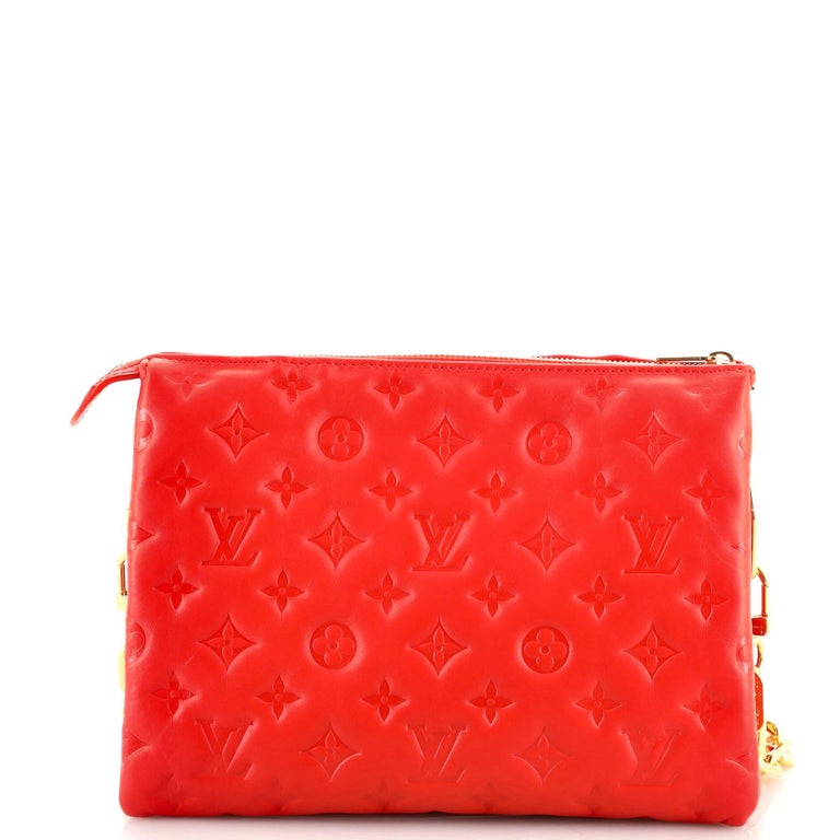 Louis Vuitton Coussin Bag Monogram Embossed Lambskin PM at 1stDibs