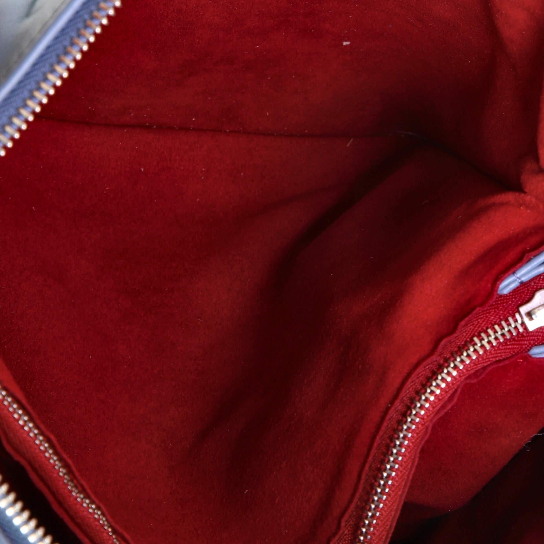 Gray Louis Vuitton Coussin Bag Monogram Embossed Lambskin PM