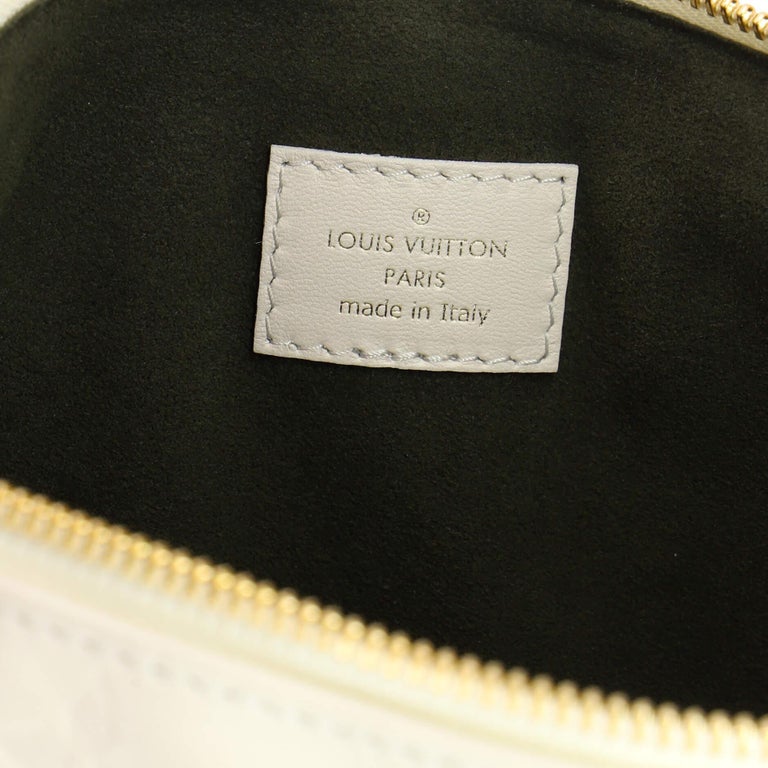 Louis Vuitton Coussin Bag Denim Printed Monogram Embossed Lambskin PM at  1stDibs