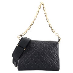 Louis Vuitton CoussinPM black monogram lambskin