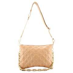 Louis Vuitton Cream Puffy Monogram Lambskin Coussin PM Gold Hardware, 2021  Available For Immediate Sale At Sotheby's