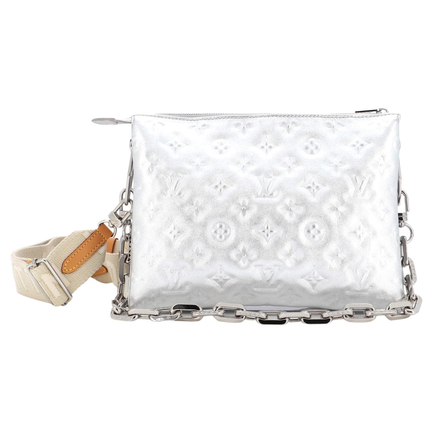 Louis Vuitton Sequin Embroidered Monogram Coussin