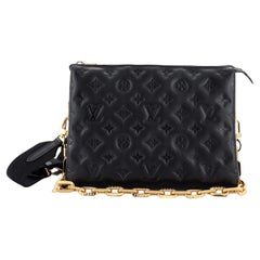 Coussin leather crossbody bag Louis Vuitton Black in Leather - 28129476