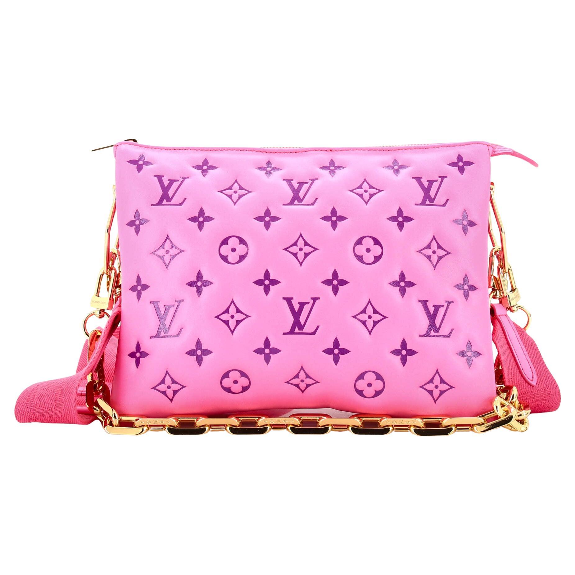 Louis Vuitton Coussin Bag Monogram Embossed Lambskin PM For Sale