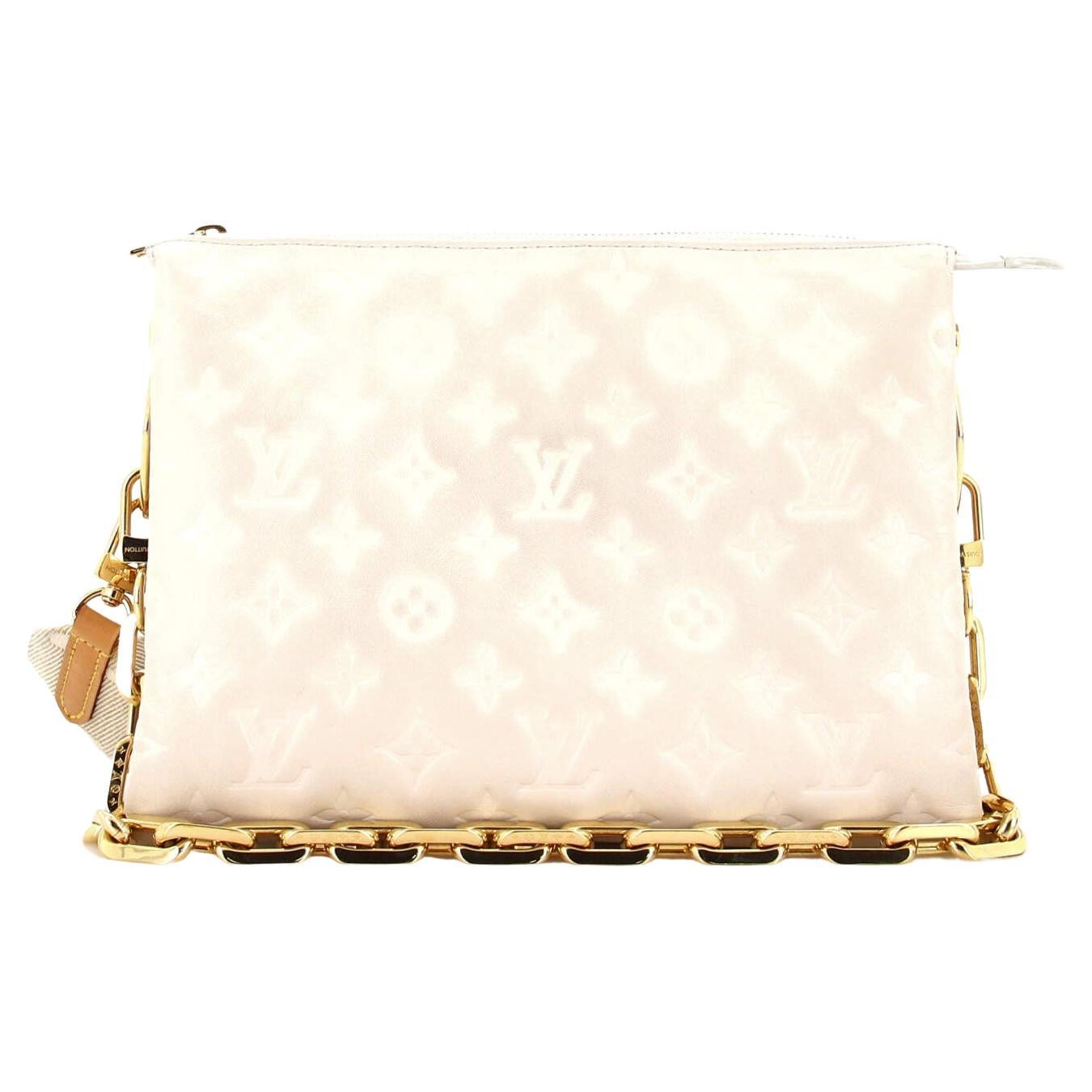 Louis Vuitton Beige Python Louise GM For Sale at 1stDibs