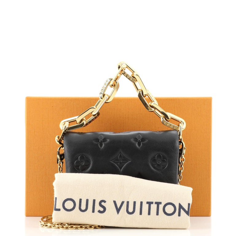 Louis Vuitton Handbag Lambskin Embossed Monogram Bag With Box