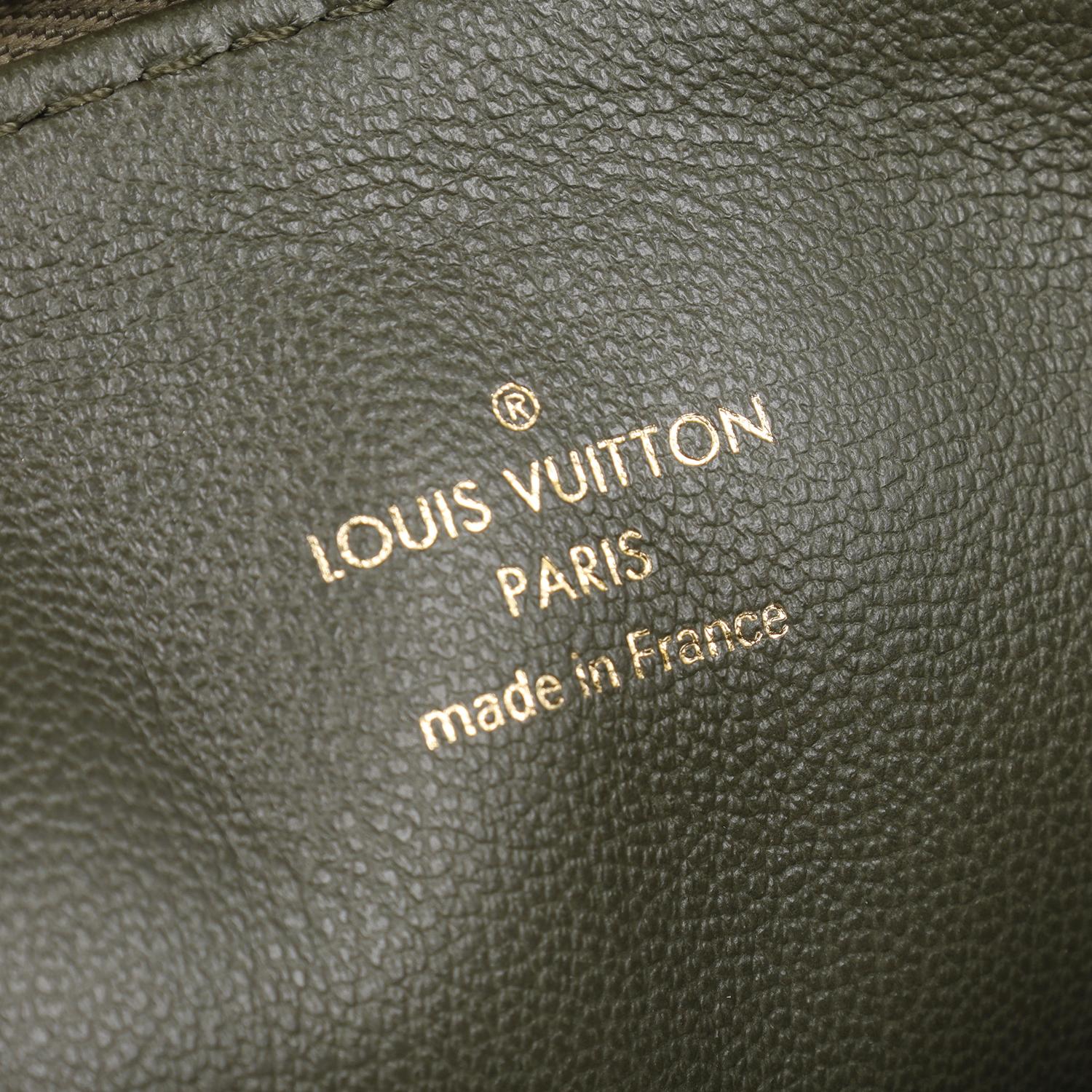 Louis Vuitton Coussin MM Monogram Embossed Khaki Green 8