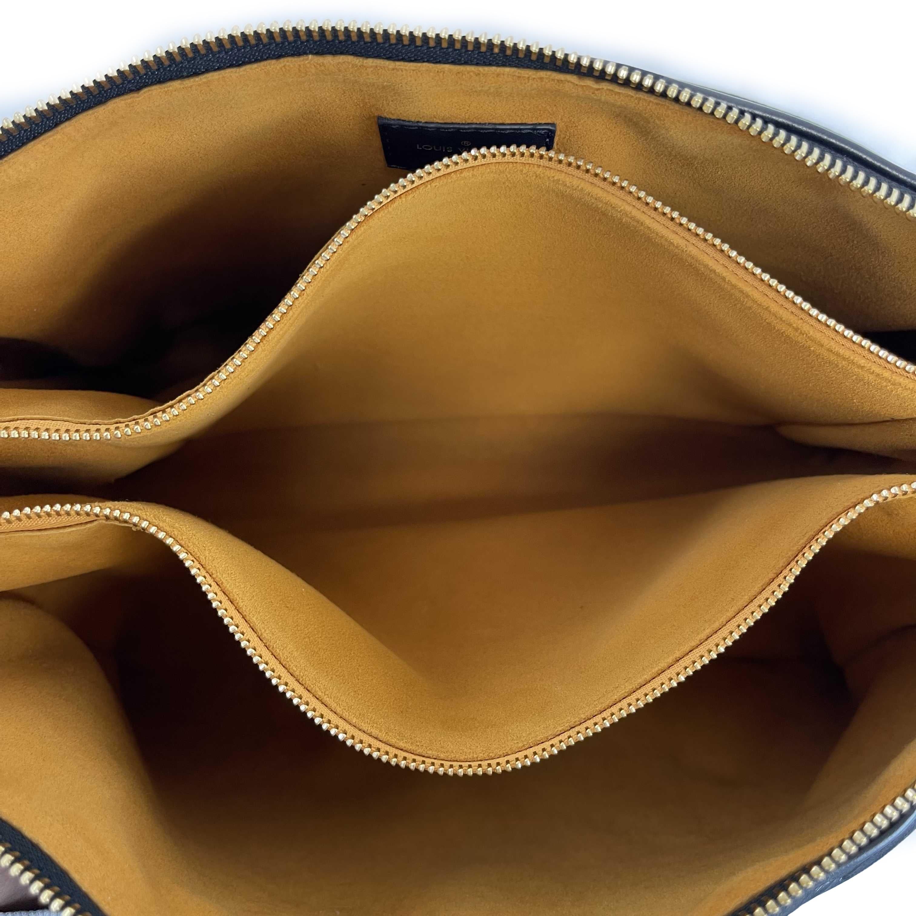 	Louis Vuitton - Coussin MM - Black Leather Shoulder Bag w/ 2 Straps FULL KIT 8