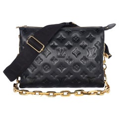 Louis Vuitton Coussin PM Black Lambskin Leather Crossbody Bag