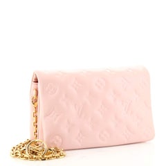 Louis Vuitton Coussin Pochette Monogram Embossed Lambskin