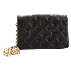 Louis Vuitton Coussin Pochette Monogram Embossed Lambskin