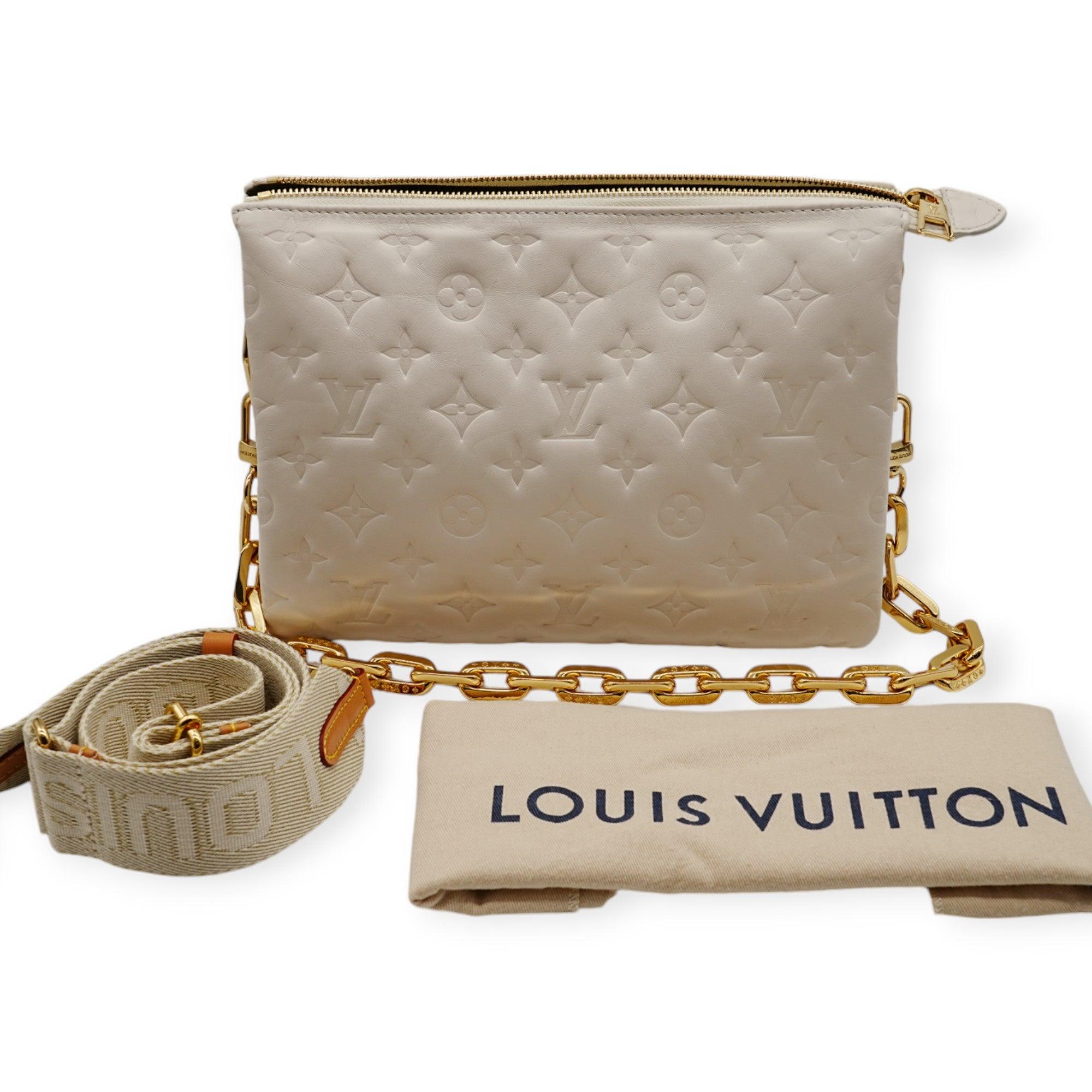 Louis Vuitton Coussin Weiße Umhängetasche - 20er Jahre 2