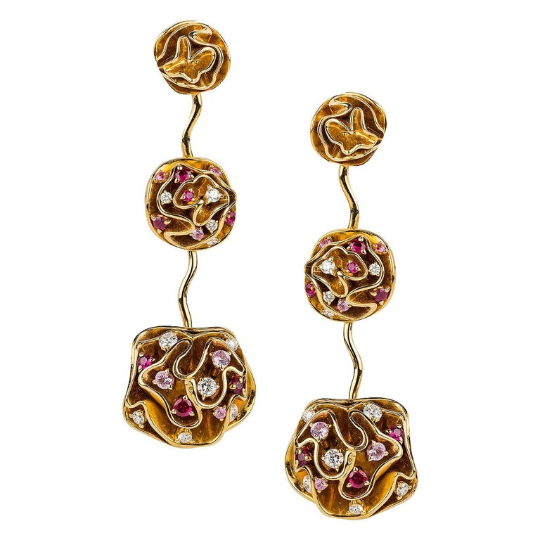 Louis Vuitton Louise hoop GM earrings at 1stDibs