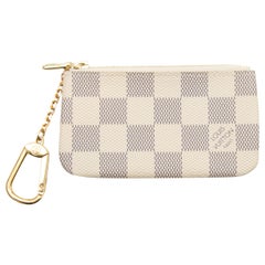 LOUIS VUITTON Damier Azur Key Pouch 1263563