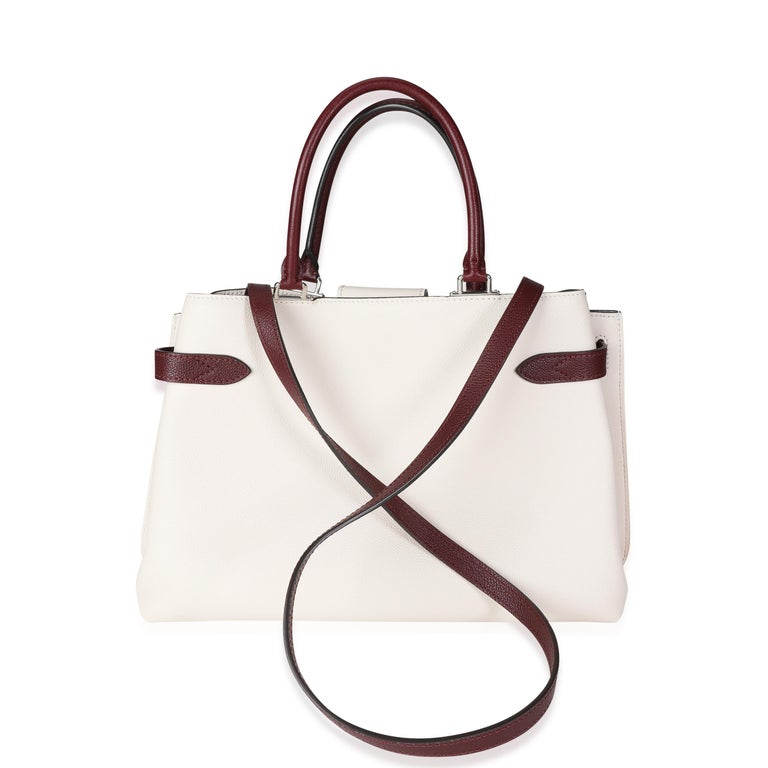 New Authentic Louis Vuitton Lockme Tender Greige Beige Cream Shoulder Bag