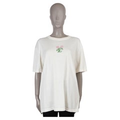 Louis Vuitton cremefarbenes Baumwollhemd „TYLER THE CREATOR BLOOMING“ 2024, Größe L
