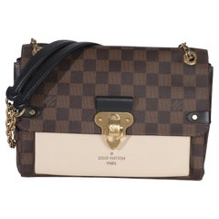 Louis Vuitton Cream Damier Ebene Canvas Vavin PM