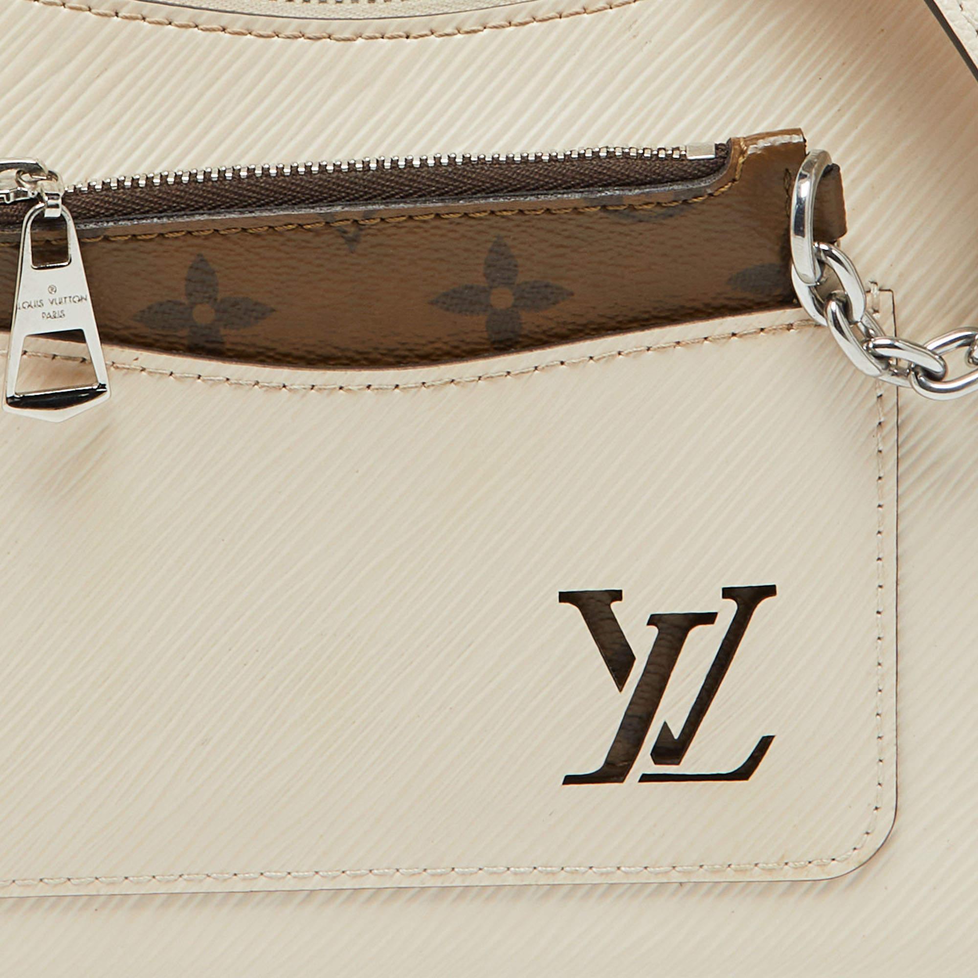 Women's Louis Vuitton Cream EPI Leather Marelle Bag