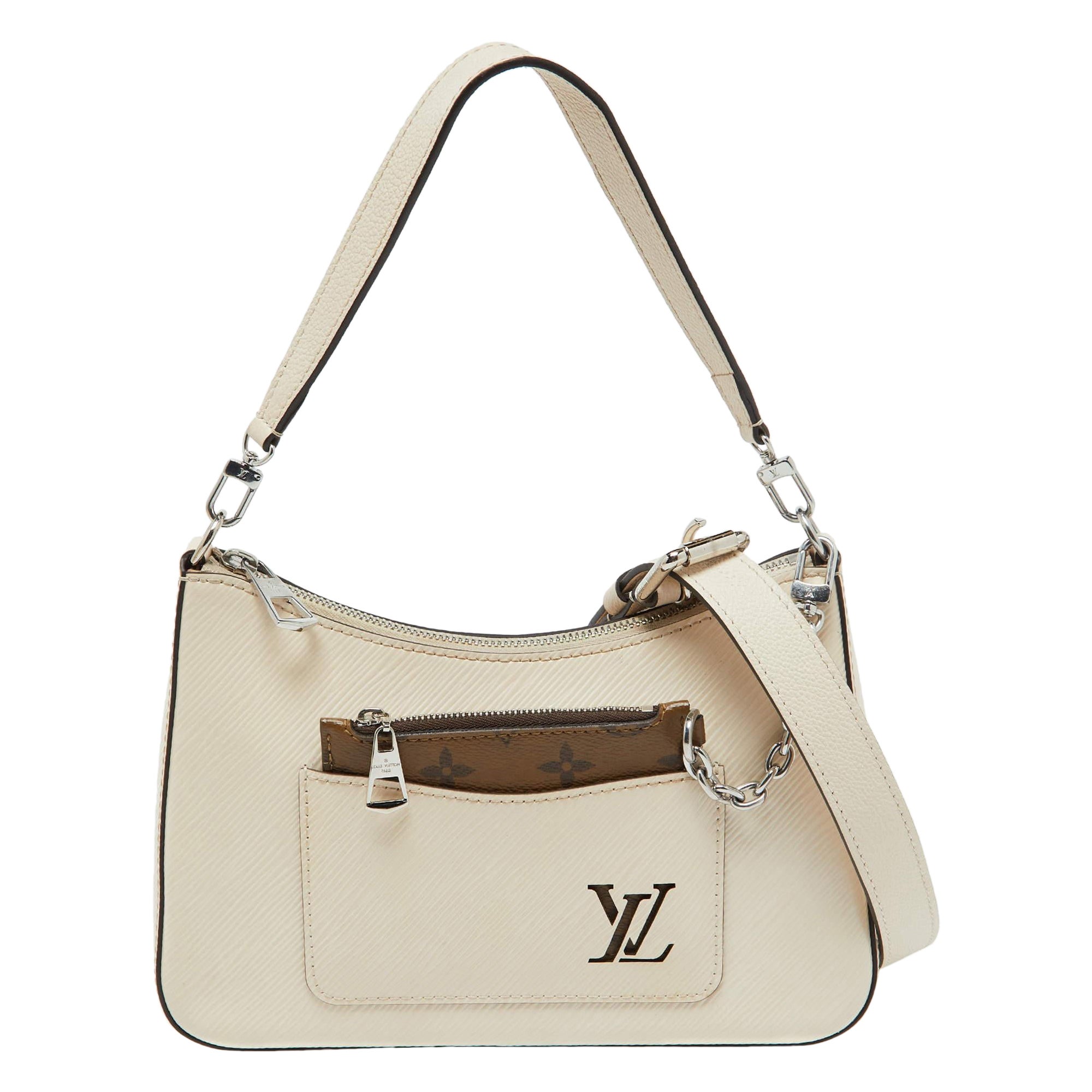 Louis Vuitton Cream EPI Leather Marelle Bag