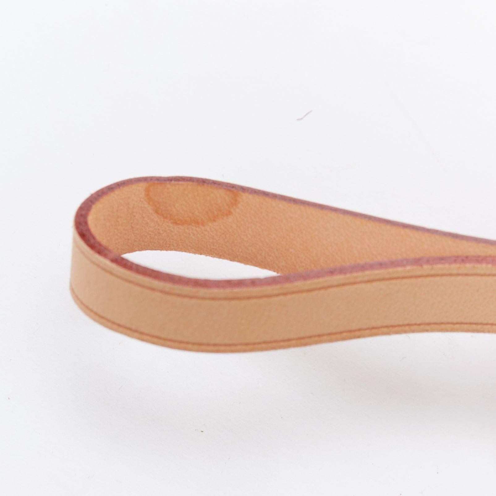 Women's LOUIS VUITTON cream fabric LV monogram travel shoe horn For Sale