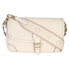 Louis Vuitton Cream Giant Monogram Empreinte Diane Bag