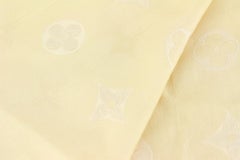 Louis Vuitton Cream LV Monogram Silk Blend Scarf 33lk510s