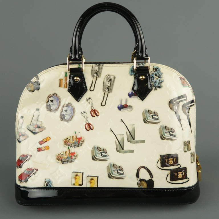 Louis Vuitton Monogram Vernis Sticker Alma BB w/Strap - Neutrals Handle Bags,  Handbags - LOU716369