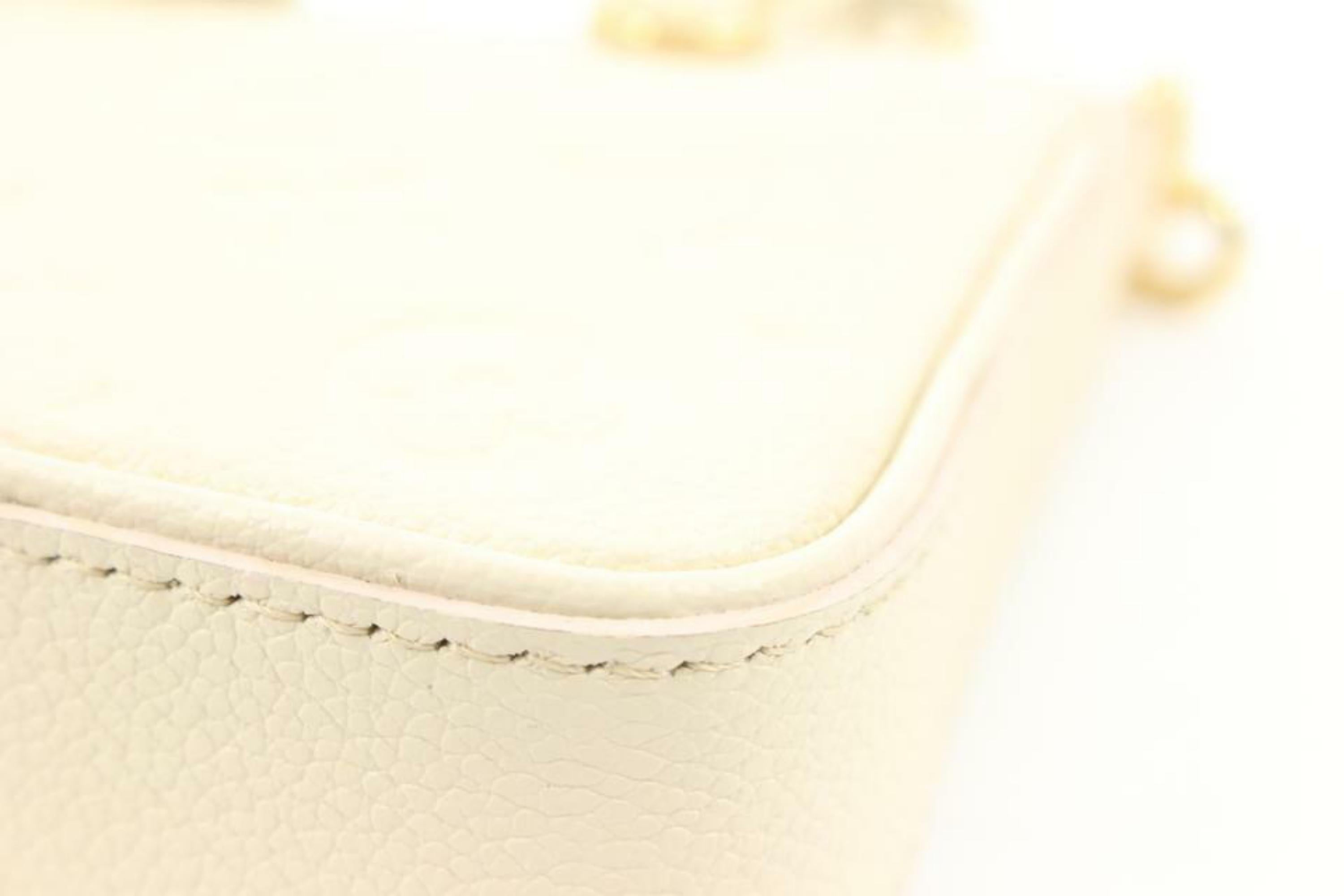 Louis Vuitton Cream Monogram Empreinte Easy Pouch on Strap Crossbody 1LV1114a For Sale 2