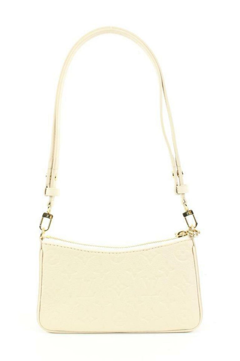 Louis Vuitton - Easy Pouch On Strap - Monogram Leather - Cream - Women - Luxury