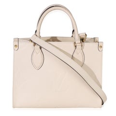 Louis Vuitton Cream Monogram Empreinte Giant Onthego BB