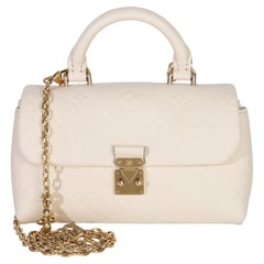 Louis Vuitton Cream Monogram Empreinte Nano Madeleine