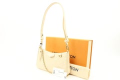 Louis Vuitton Cream Monogram Leather Empreinte Easy Pouch on Strap Crossbody