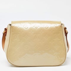 Louis Vuitton Cream Monogram Vernis Bellflower GM Bag