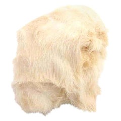 Louis Vuitton Cream Nutria Fur 212927 Hat