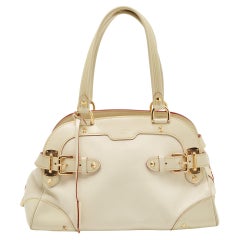 Used Louis Vuitton Cream/Off White Suhali Leather Le Radieux Bag