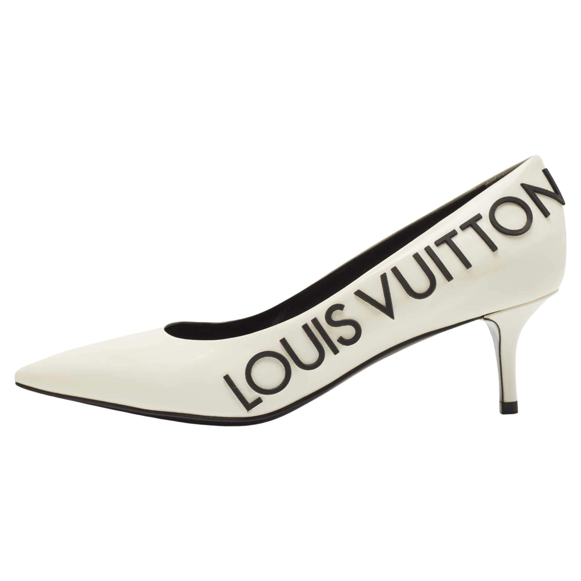 Louis Vuitton, Shoes, Lv Louis Vuitton Blue Kitten Heels Sandals Sz38