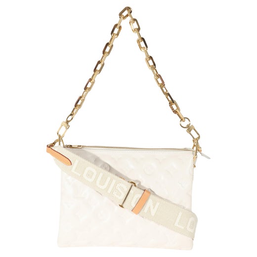 Louis Vuitton Satin Floral Coussin BB Shoulder Bag