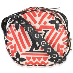 Louis Vuitton Cream Red Giant LV Crafty Boite Chapeau Souple Bag PM