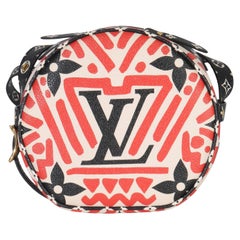 Louis Vuitton Cream Red Giant LV Crafty Boite Chapeau Souple Bag PM