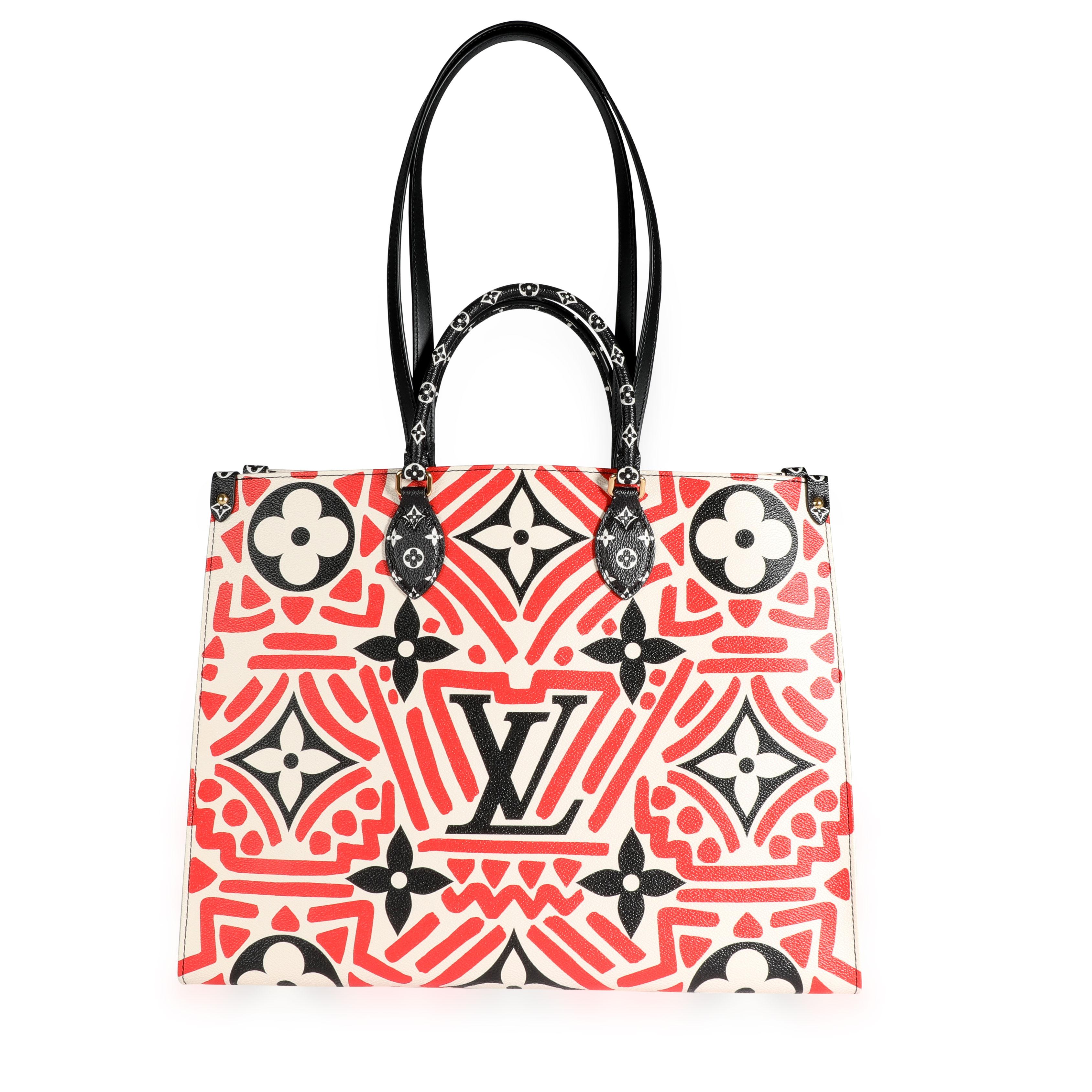 white and red louis vuitton bag