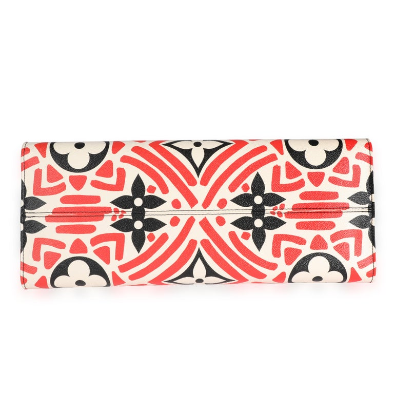 Louis Vuitton Cream and Red Monogram Giant LV Crafty Onthego GM at