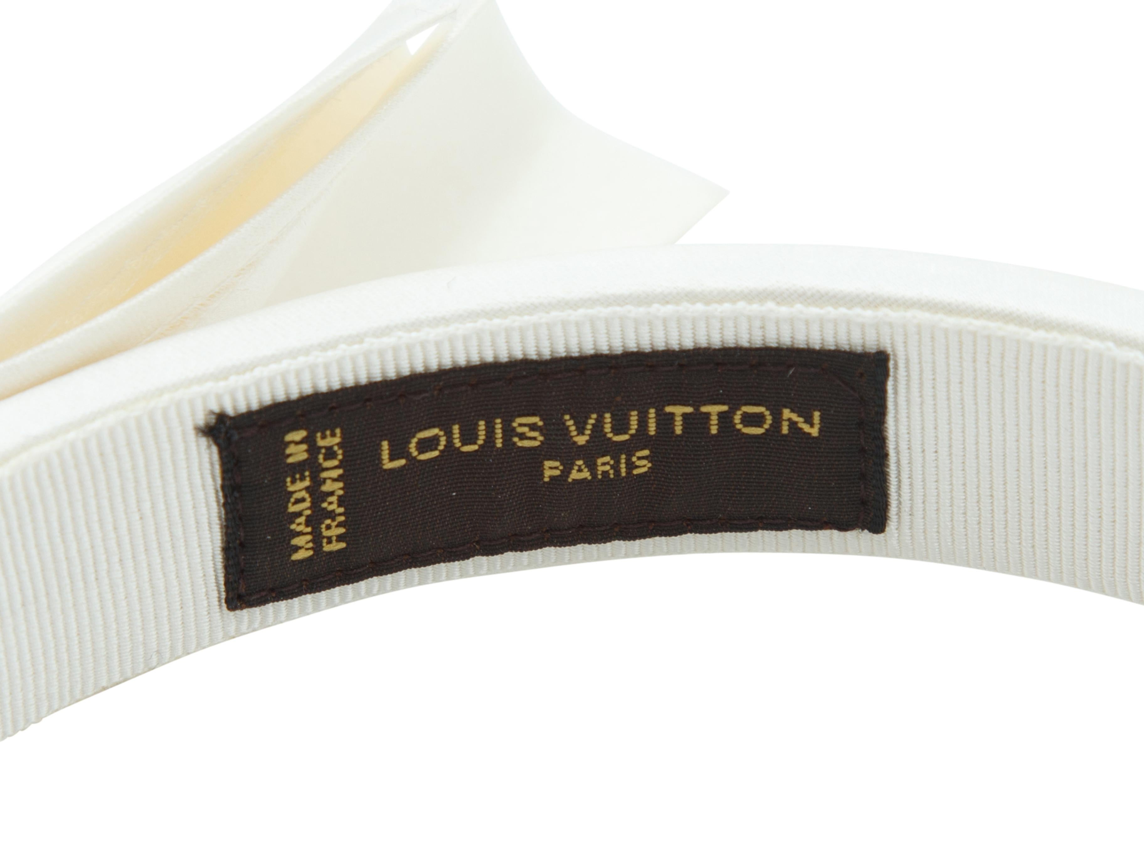 Gray Louis Vuitton Cream Spring/Summer 2013 Headband