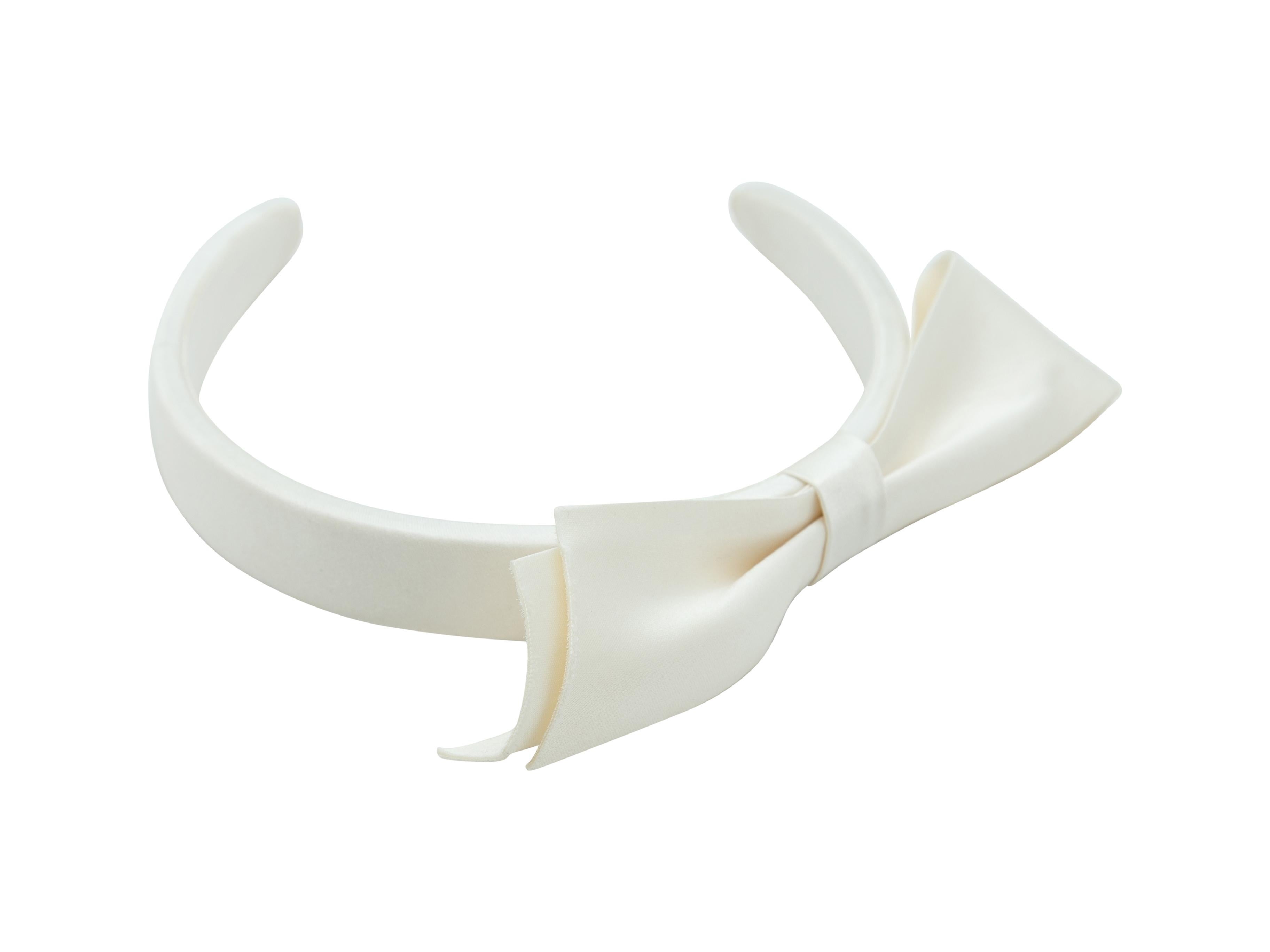 Louis Vuitton Cream Spring/Summer 2013 Headband In Good Condition In New York, NY