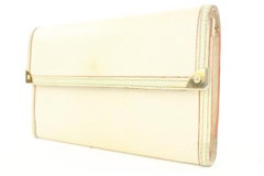 Louis Vuitton Cream Suhali Leather International Trifold Sarah Wallet M91839